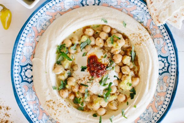 hummus marinated chickpeas