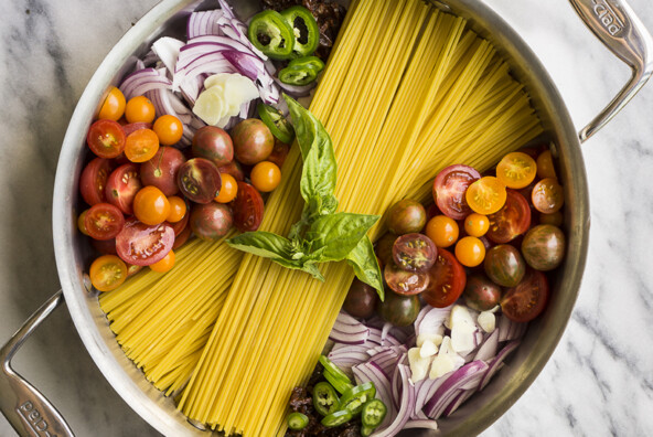 Doesn't get easier (or tastier) than this one pot recipe.