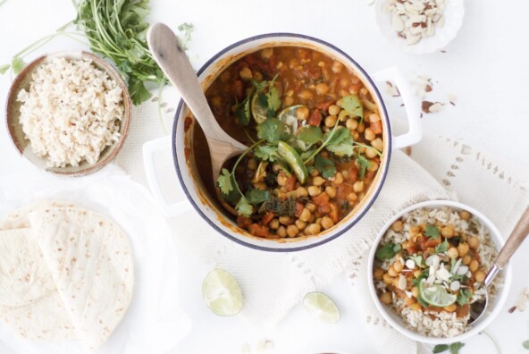 A fall inspired Pumpkin Chickpea Curry | This Brown Kitchen