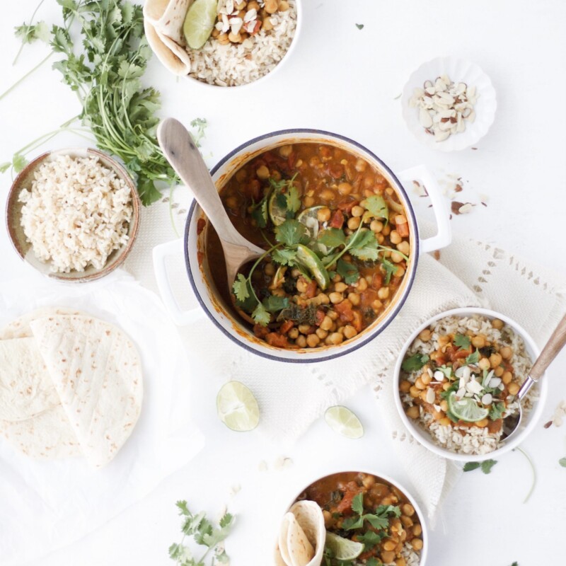 A fall inspired Pumpkin Chickpea Curry | This Brown Kitchen