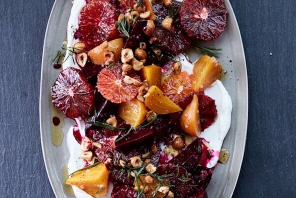 beet and blood orange salad