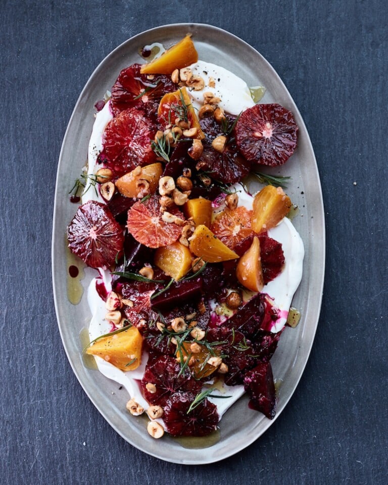 beet and blood orange salad