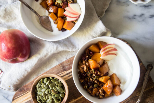 autumn harvest breakfast bowls