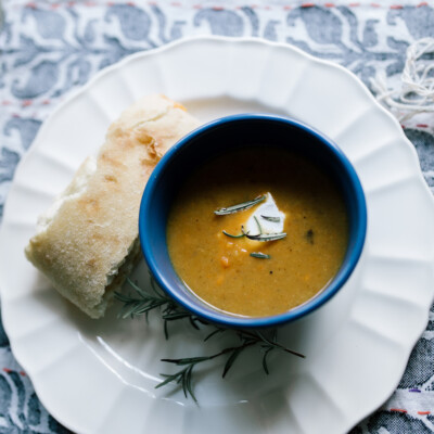 roasted root vegetable soup