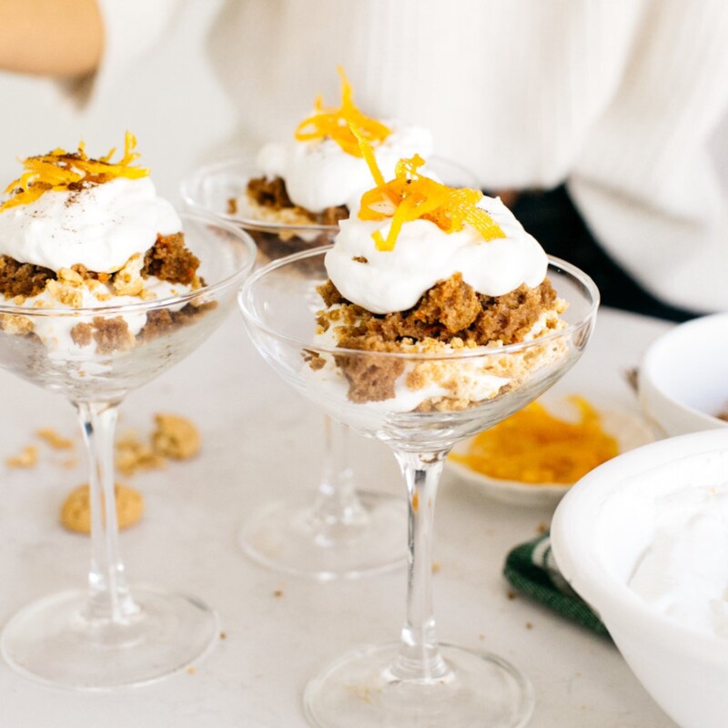 carrot cake trifles
