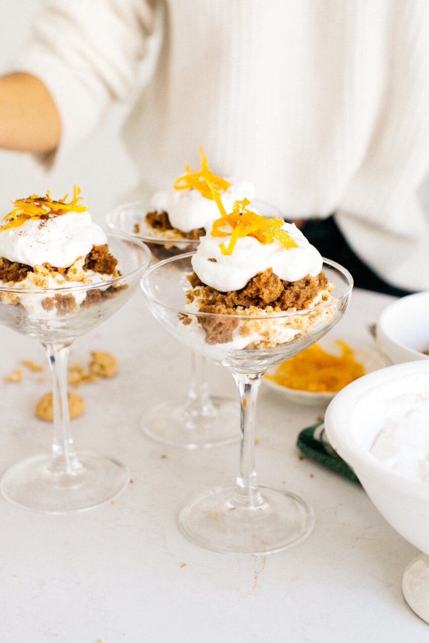 carrot cake trifles