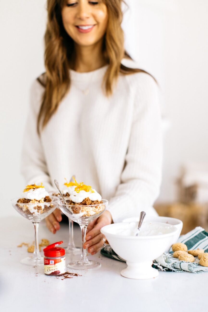 camille styles with carrot cake trifles