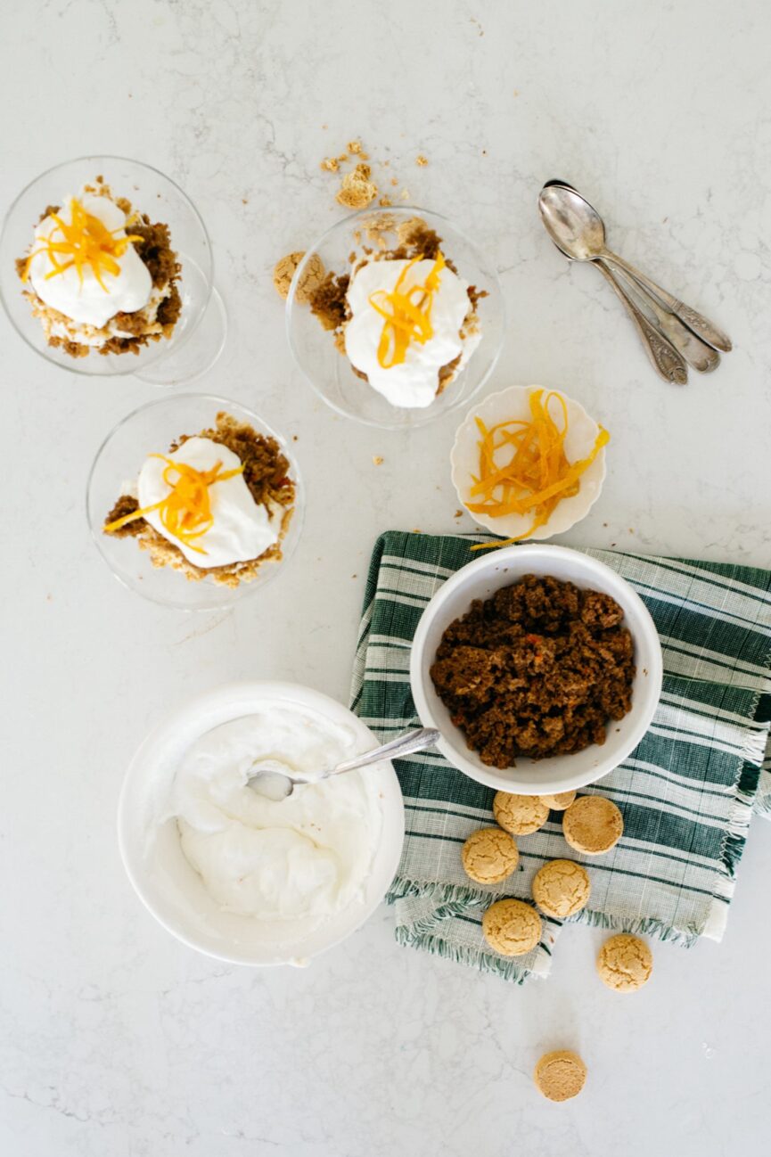 carrot cake trifles