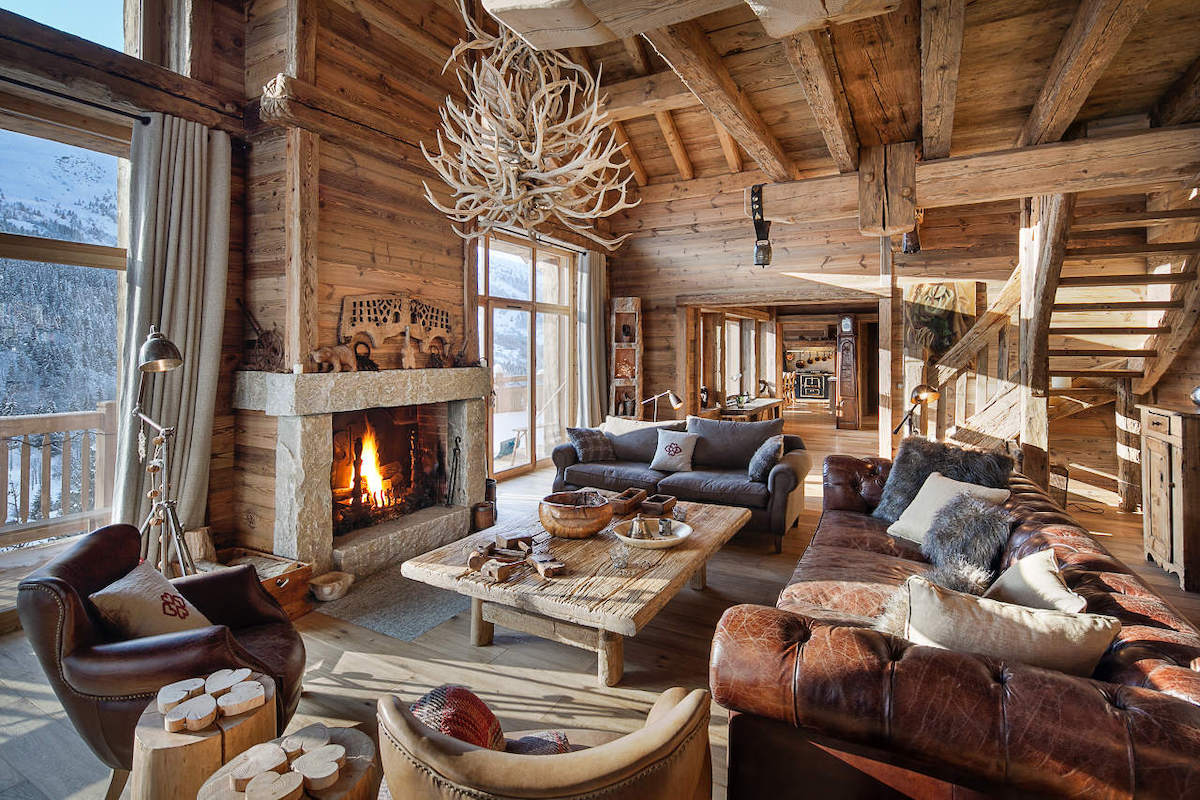 cozy cabin ski lodge