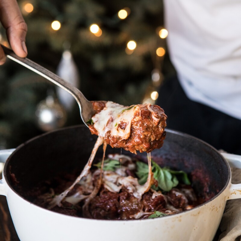 sunday meatballs recipe half baked harvest