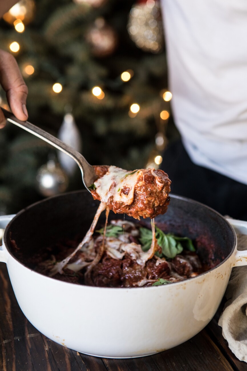 sunday meatballs recipe half baked harvest