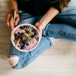 This Berry Yogurt & Smoothie Swirl Bowl combines the two best breakfasts into one_gut health supplements