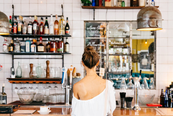 Cocktails at Hillside Farmacy in Austin