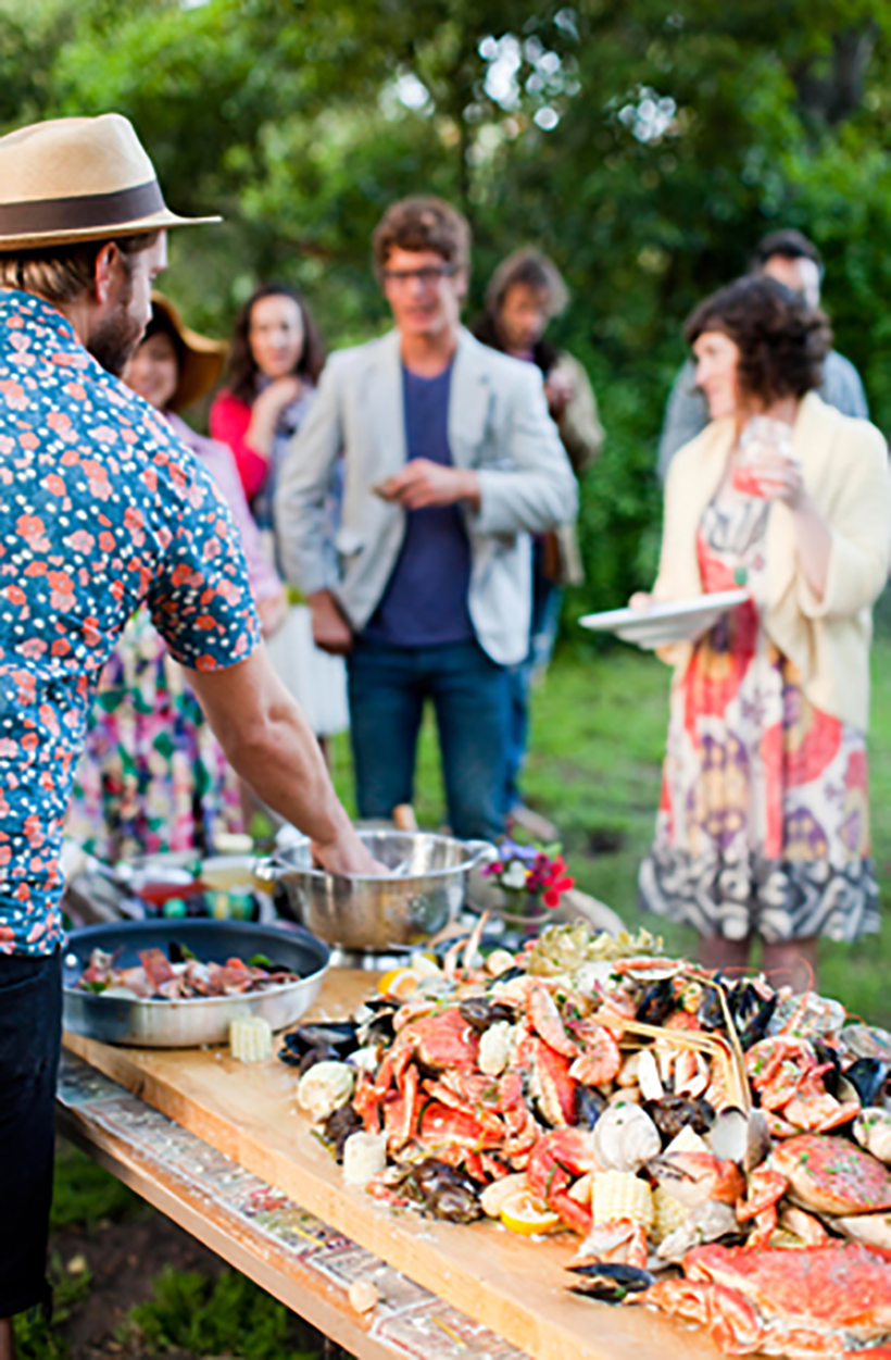 Go to a crawfish boil (or host one yourself!)