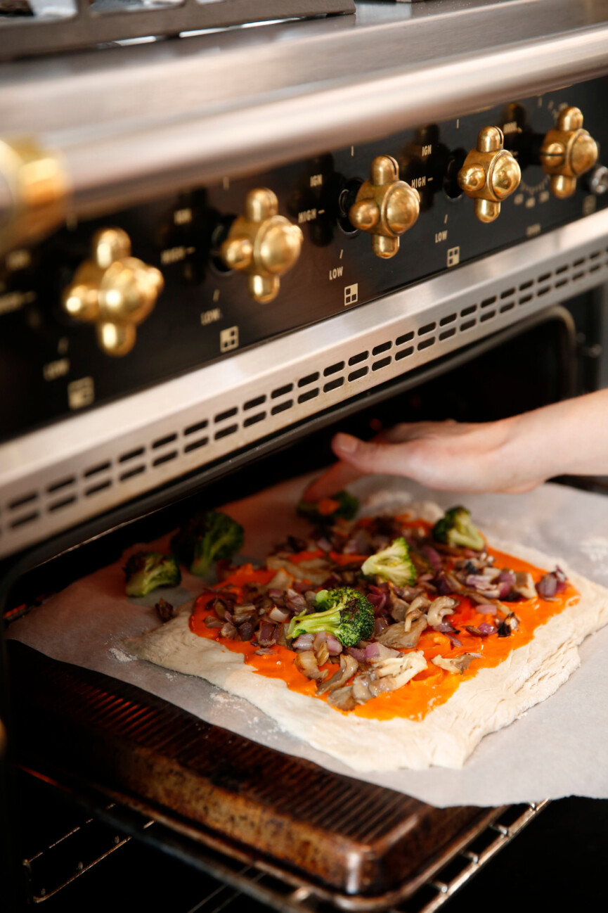 haven pizza party DIY veggie pizza