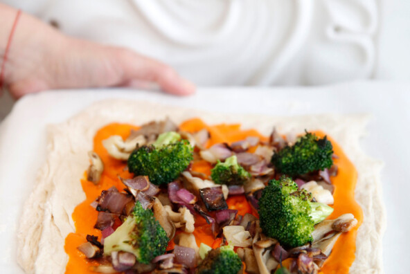 haven pizza party DIY veggie pizza