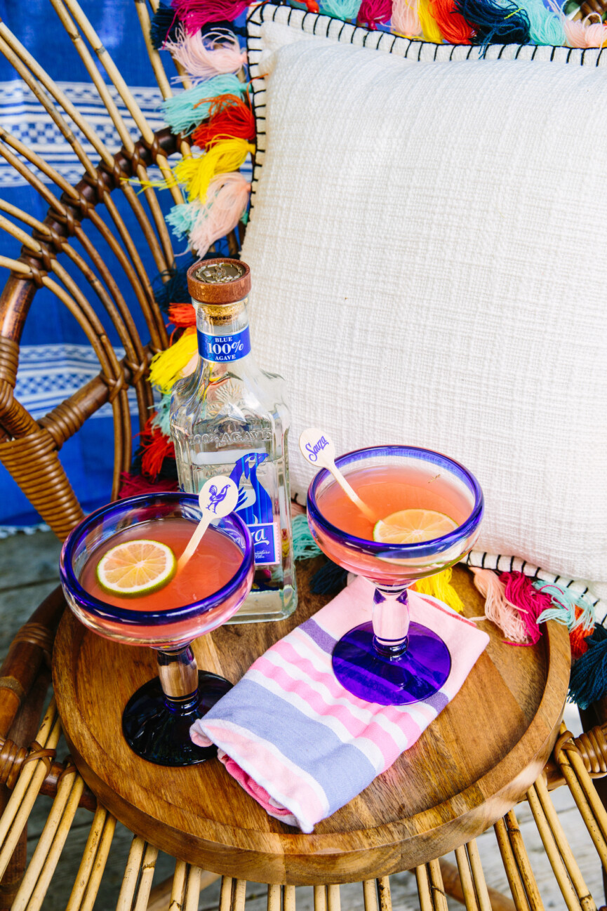 smoky hibuscus margarita