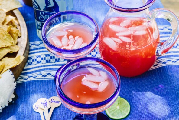 smoky hibuscus margarita