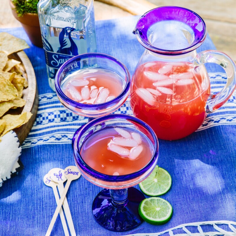 smoky hibuscus margarita