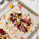 roasted beet tostadas