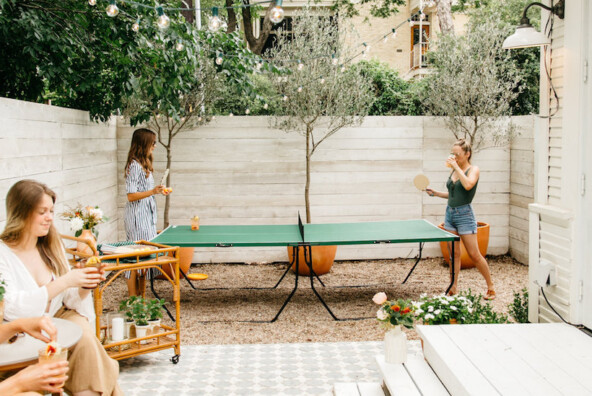 epic patio setup!