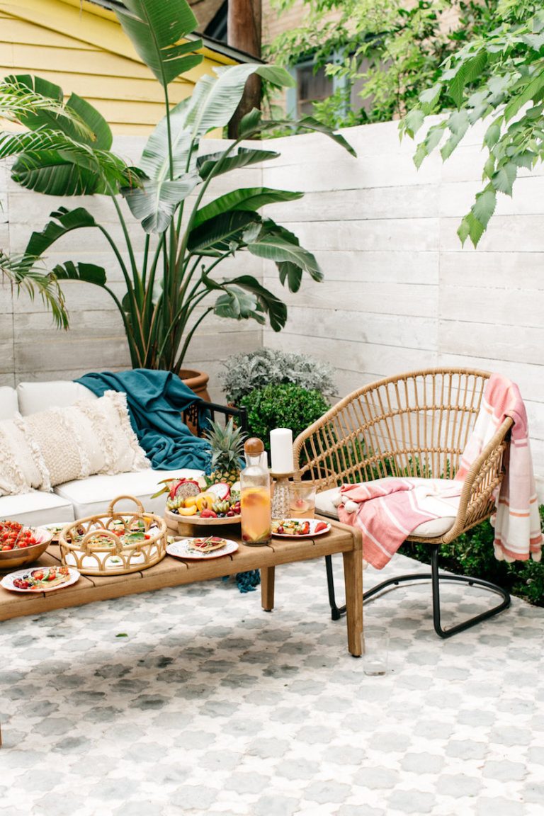 How We Decorated Our New Patio Using All Pieces From Target