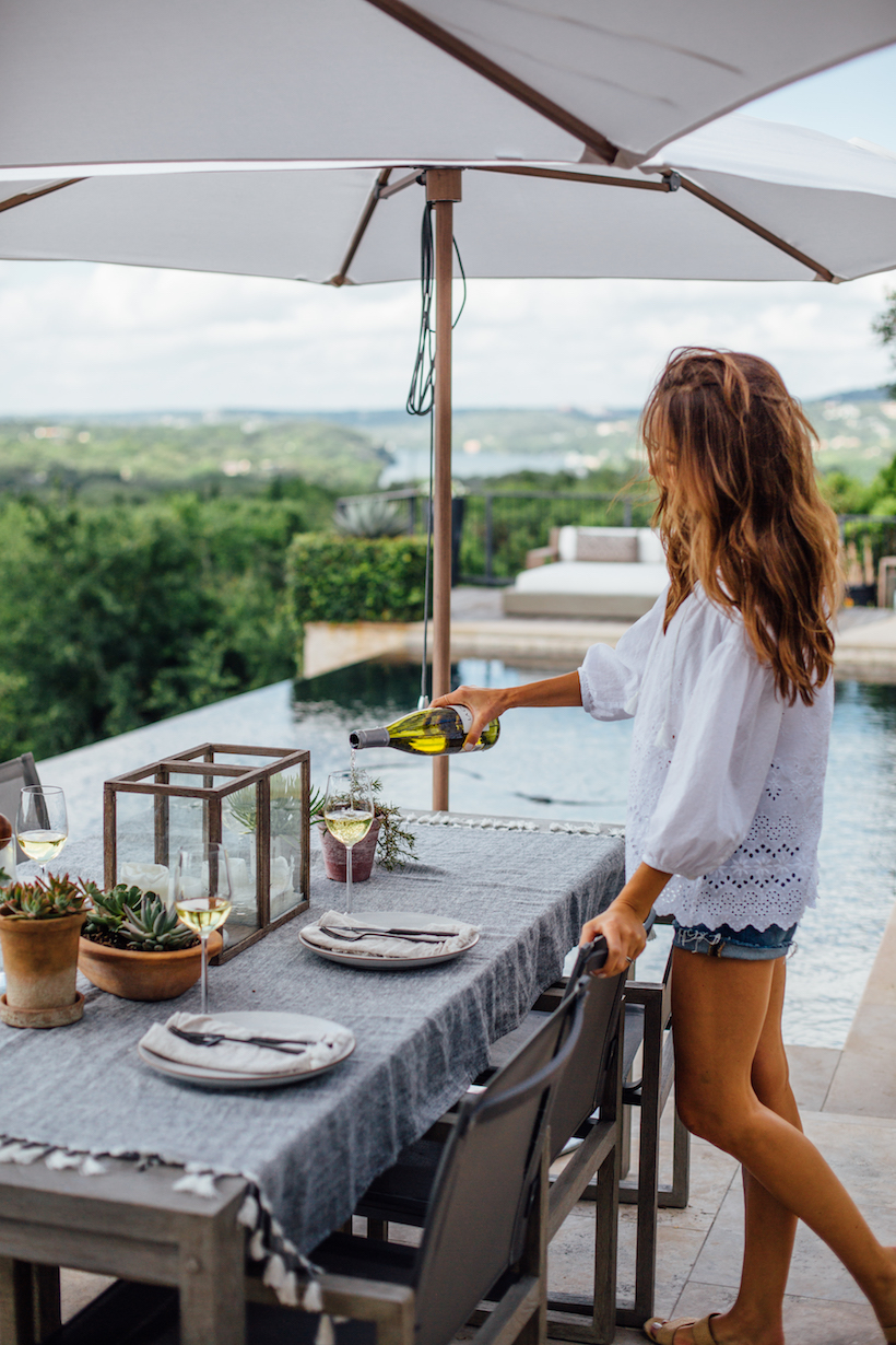 Summer Dinner Party at Camille Styles' house