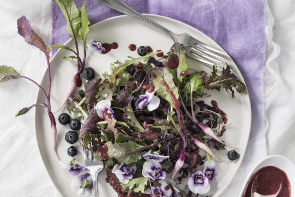 Recipe for a Purple Salad by Libbie Summers