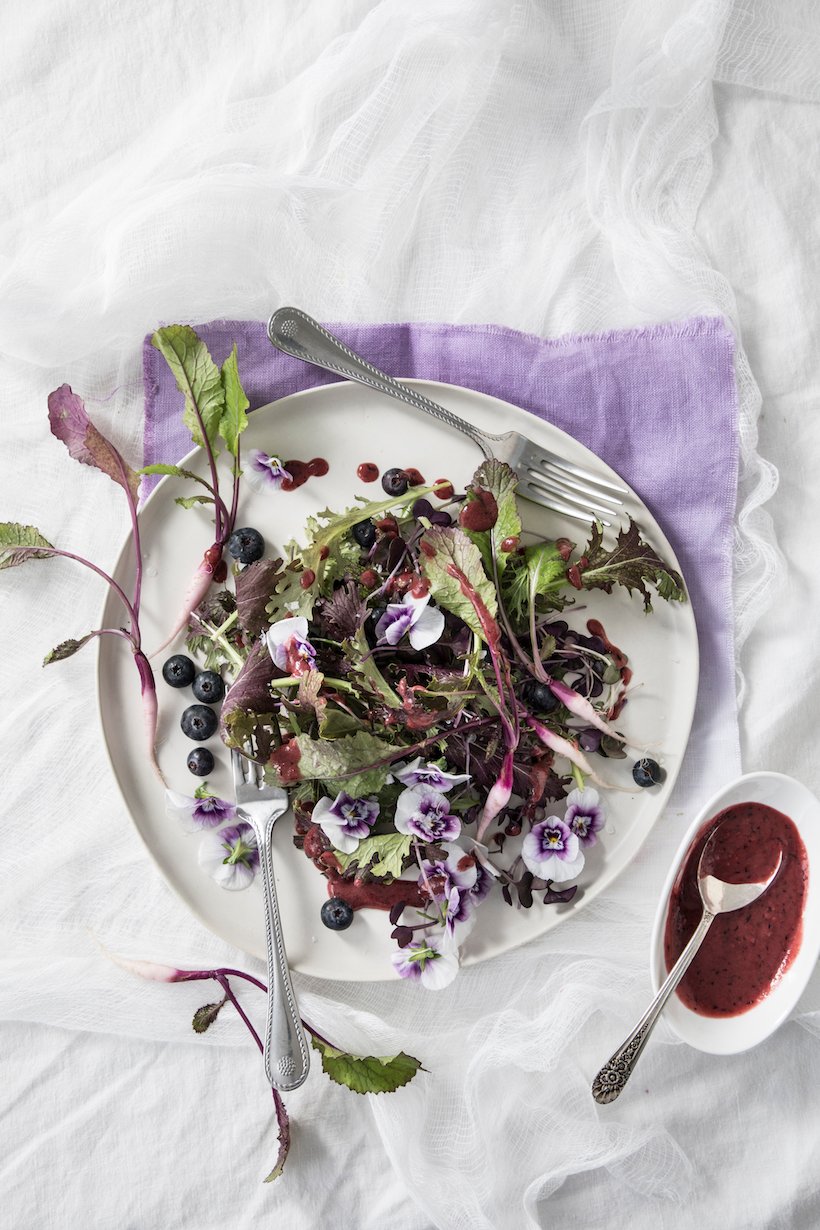 Recipe for a Purple Salad by Libbie Summers