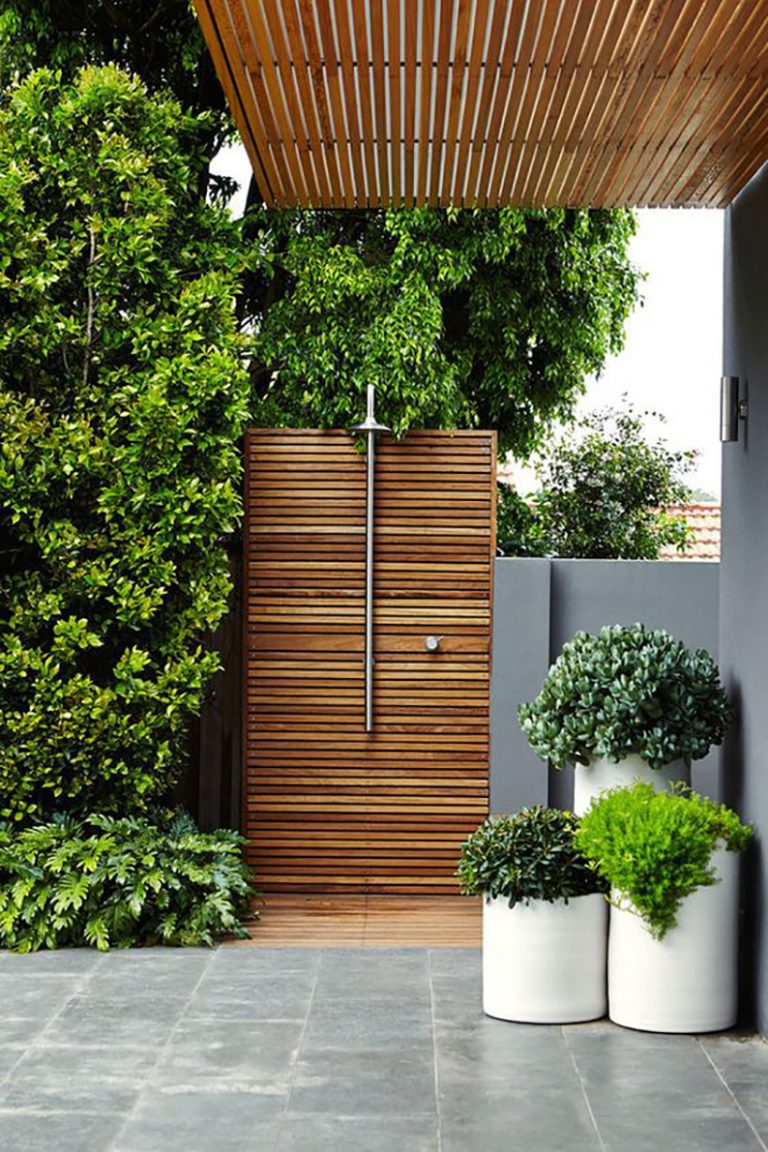 10 Outdoor Shower Designs For Vacation Vibes At Home Camille Styles