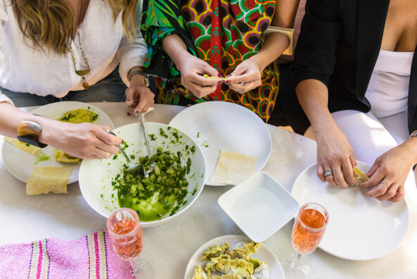 make your own dumplings!