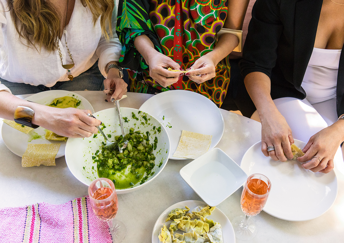 make your own dumplings!