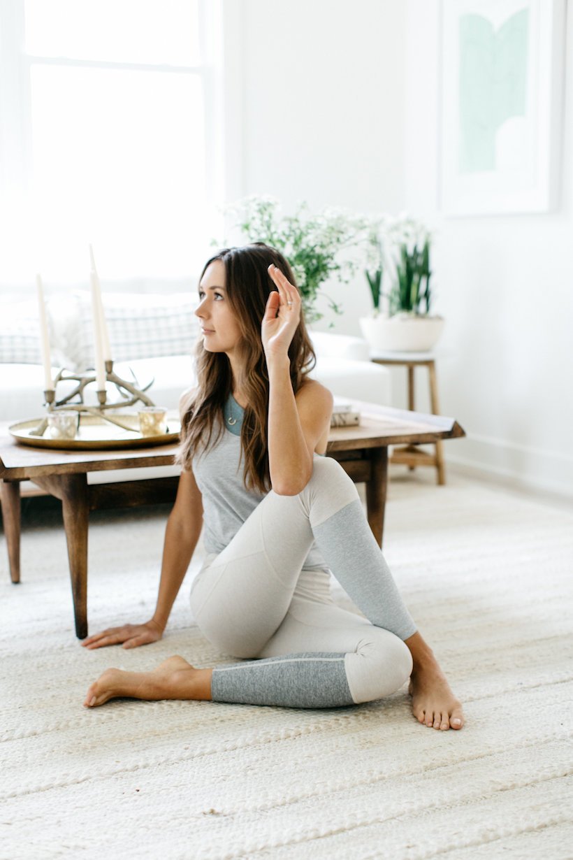 outdoor voices head-to-toe yoga outfit