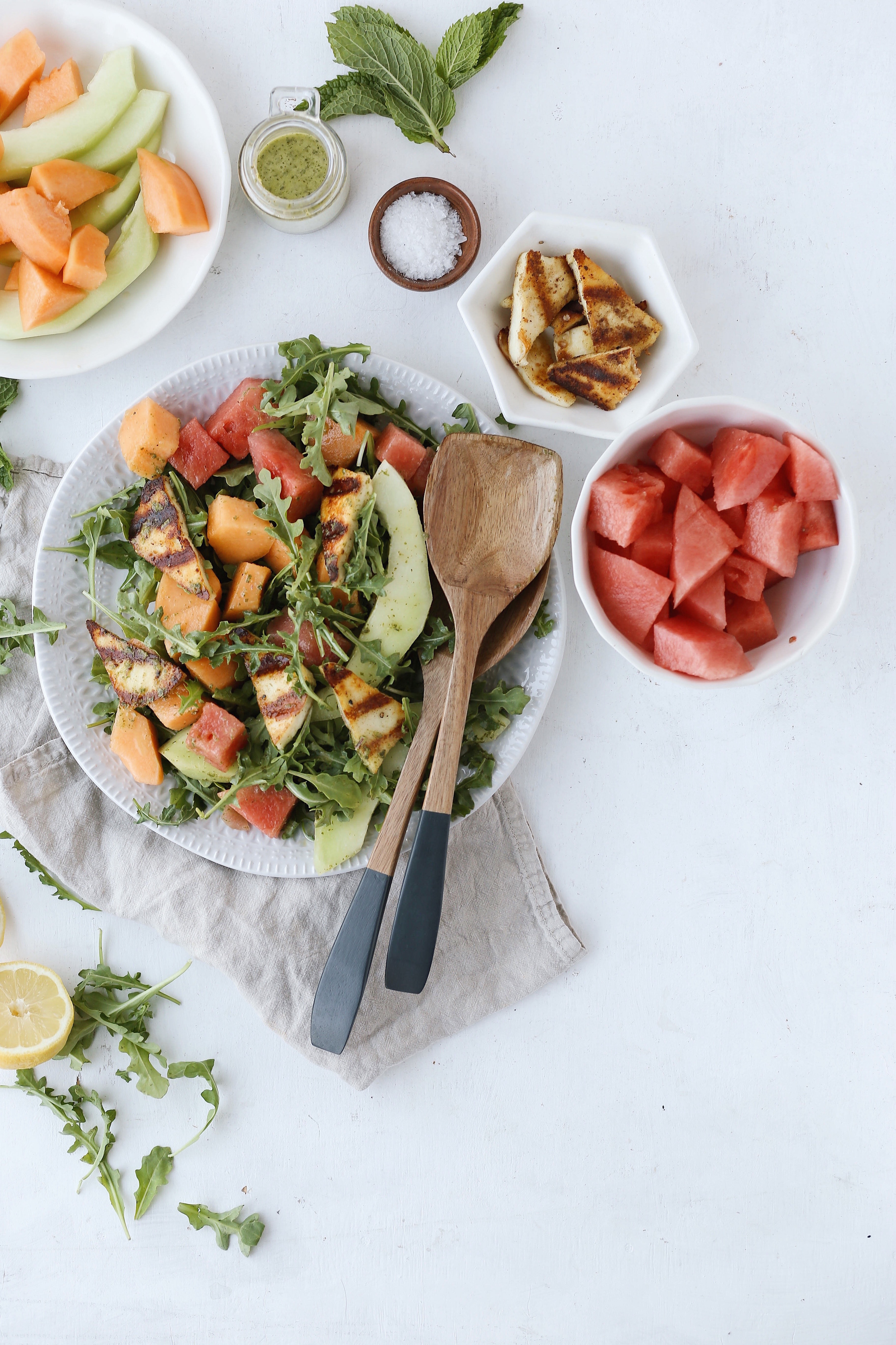 Paneer and Watermelon Salad | This Brown Kitchen