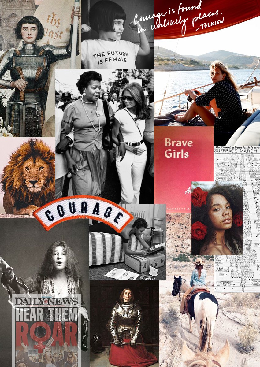  Bravery Collage by Jenn Rose Smith