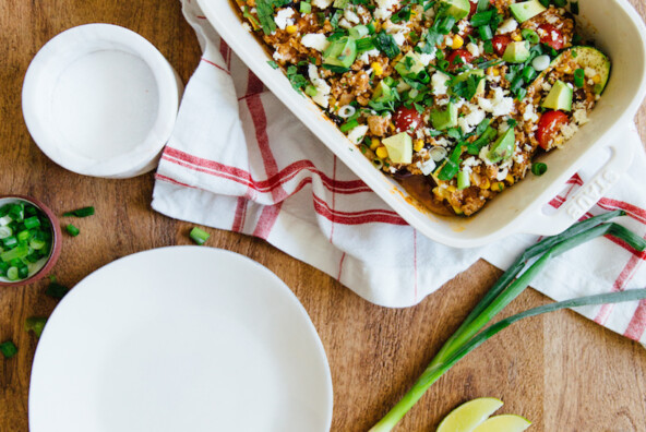 enchilada stuffed zucchini boats