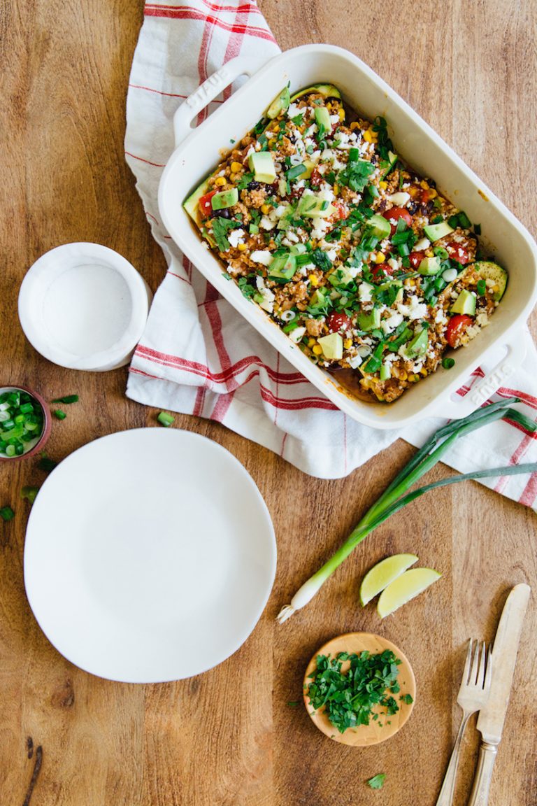 enchilada stuffed zucchini boats