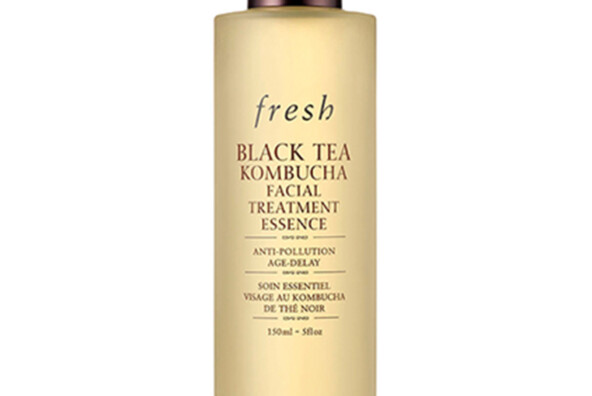 Antioxidant Fresh Black Tea Kombucha Facial Treatment Essence Infused with fermented sweet black tea, this concentrated antioxidant treatment smoothes and softens skin's appearance while it counteracts the effects of environmental stressors from pollution and the sun's rays.