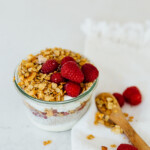 raspberry chia yogurt pudding