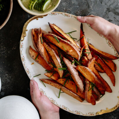 roasted sweet potato side dish