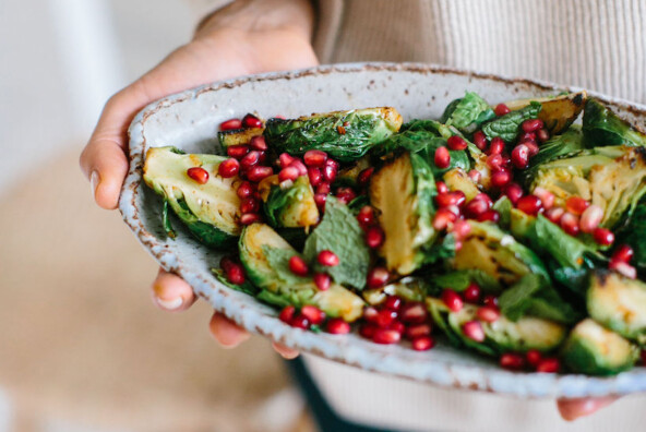 cooked brussels sprouts