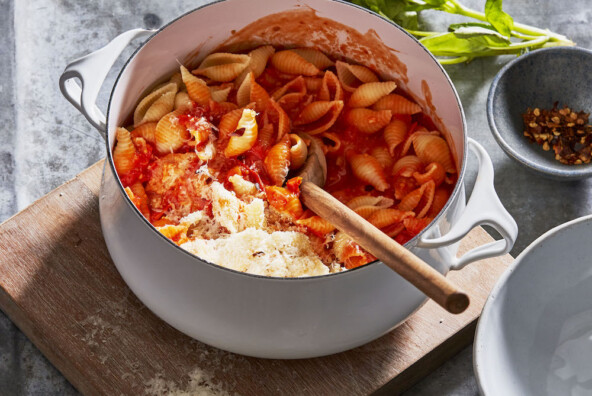 pasta shells with tomato sauce recipe