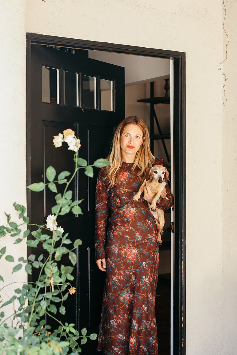 Caterer Annie Campbell at home in Los Angeles.