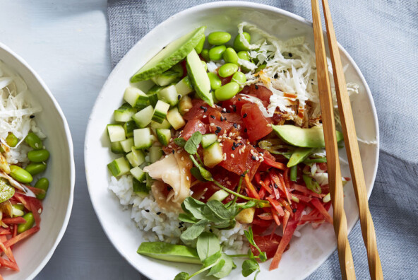 homemade poke bowl recipe