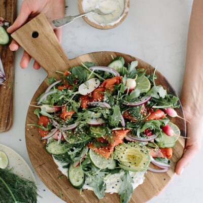 everything but the bagel salmon salad_10 minute meals