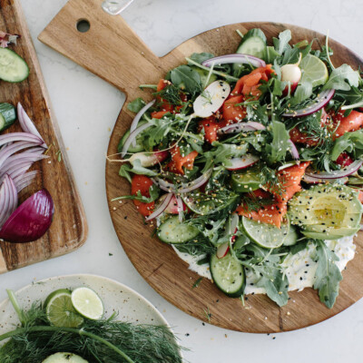 My favorite salmon salad uses Trader Joe's Everything But the Bagel Salad