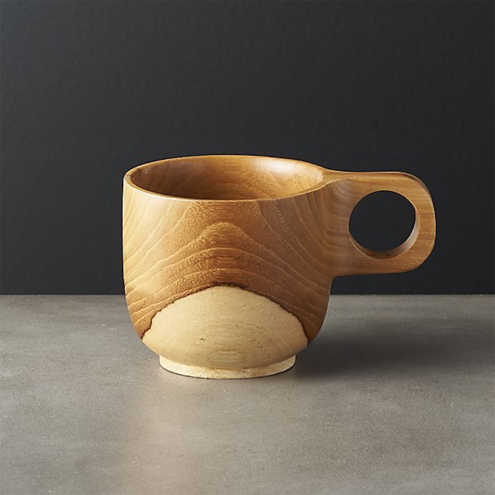 Nook Wood Teacup CB2