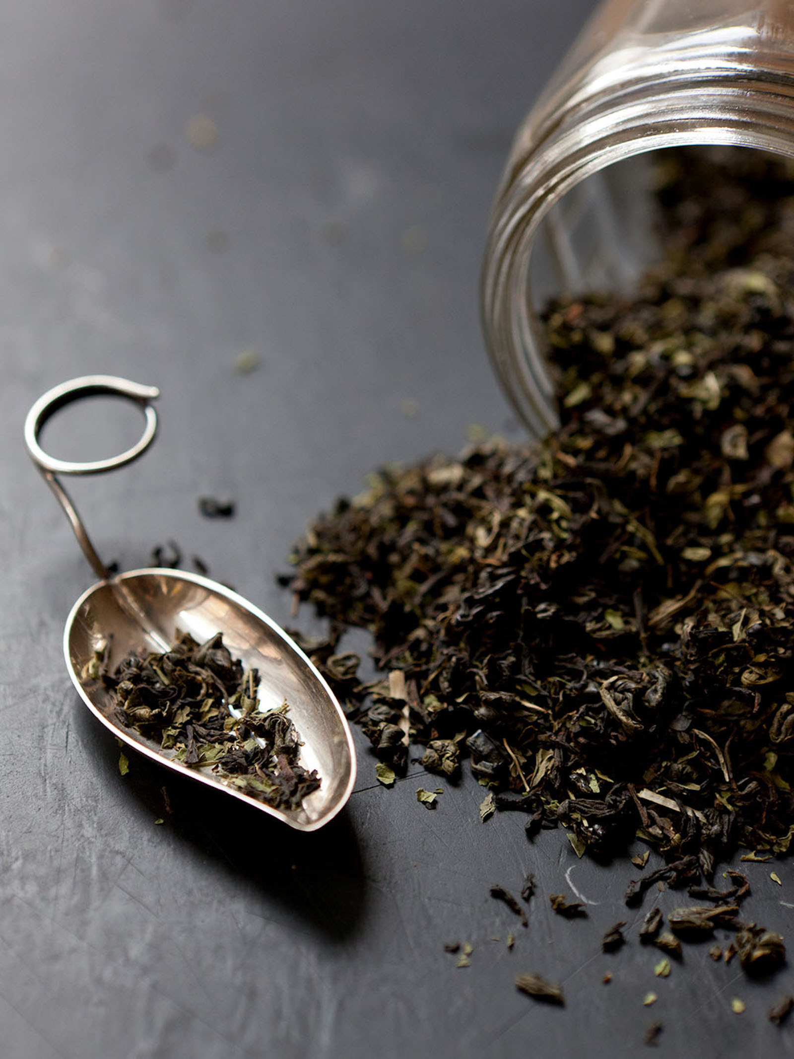 black tea leaves, by alice gao for kinfolk