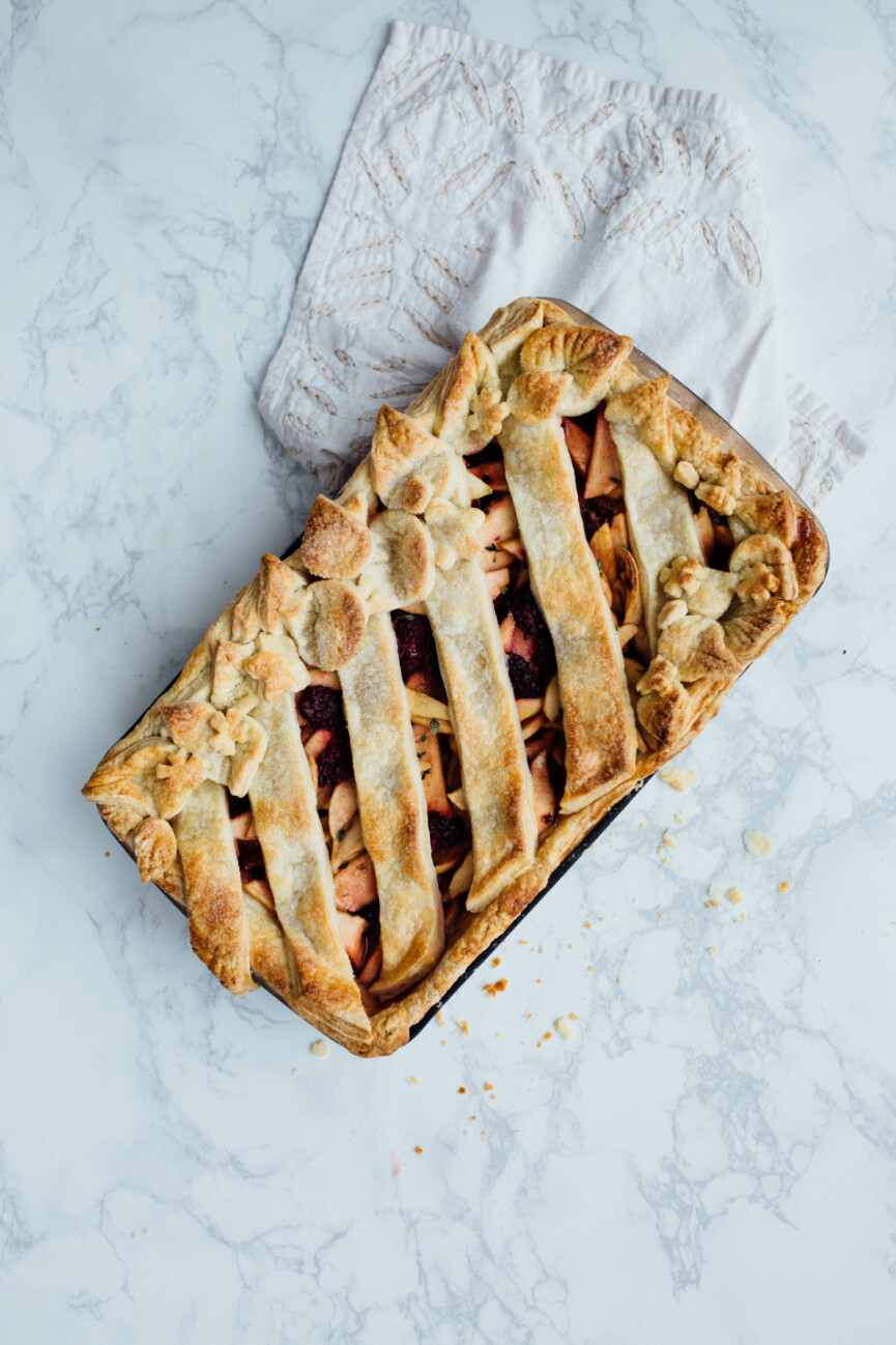 apple slab pie