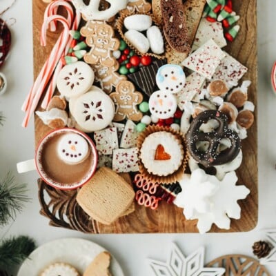 Easy Holiday Cookie and Candy Board